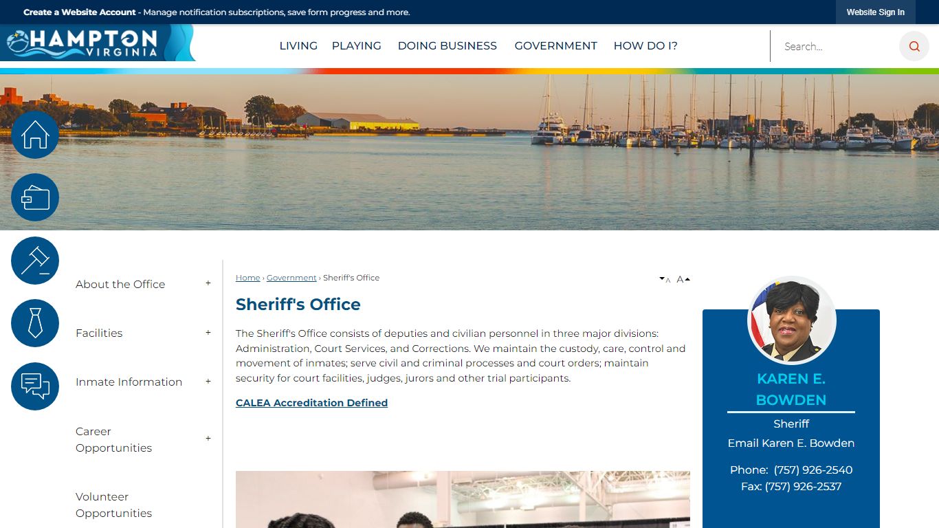 Sheriff's Office | Hampton, VA - Official Website